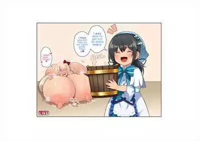 【超乳＆ふたなり要素あり】むちむちアシュリーちゃんのふたなり搾乳漫画