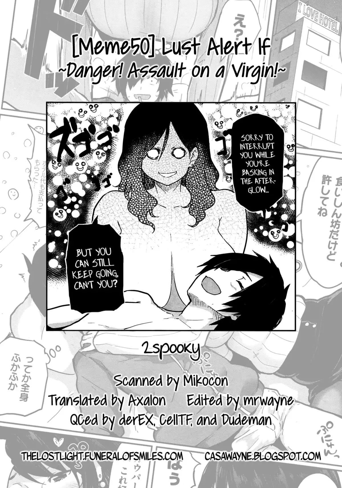 Hatsujou Keihou if... ~Pinchi! Doutei no Kyoushuu! no Maki~| Lust Alert If... ~Danger! Assault on a Virgin!~ =TLL + CW=