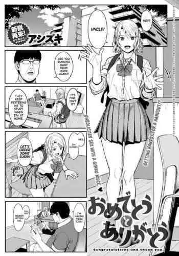 Omedetou To Arigatou | Congratulations & Thank You