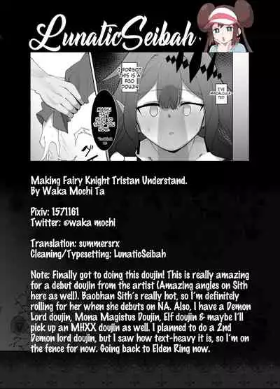Making Fairy Knight Tristan Understand