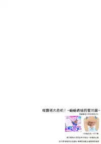 (Reitaisai 7) [Marked-two (Maa-kun)] Cirno Dai Pinch! ~Kaeru no Fukushuu Hen~ (Touhou Project) [Chinese] [诱骗者迪卡伊&狗狗汉化]