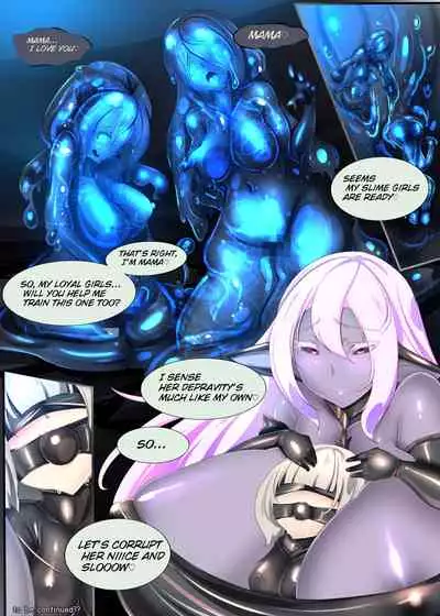 [やせうまロール]クールな女騎士に転生した元マゾ少女がねんがんの淫魔堕ちするまんが-邪悪温泉淫魔堕ち湯治-