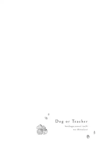 [Sechi] Dog or tīchā - hōkago, sensei-tachi no shitsuke ke ai - | Dog or Teacher-放学后，老师们的调教恋爱- Class.1-5 end [Chinese] [莉赛特汉化组]