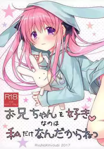 Onii-chan o Suki nano wa Watashi dake nandakara ne