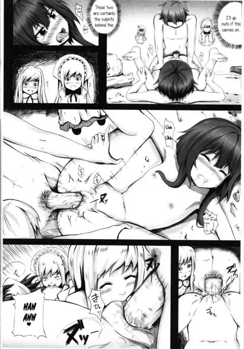 Giving ○○ to Megumin in the Toilet! {Hennojin}